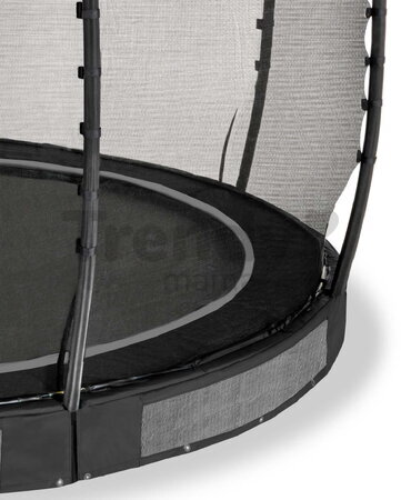 Trampolína s ochrannou sieťou Allure Premium ground Exit Toys prízemná priemer 427 cm čierna ET08651410