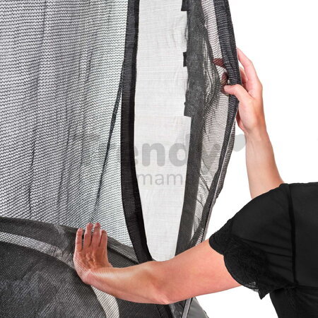 Trampolína s ochrannou sieťou Allure Premium ground Exit Toys prízemná priemer 427 cm čierna ET08651410