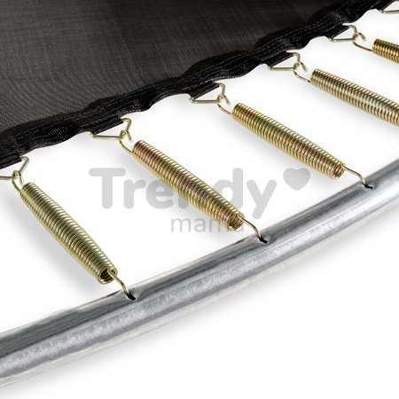 Trampolína s ochrannou sieťou Allure Premium ground Exit Toys prízemná 214*366 cm čierna