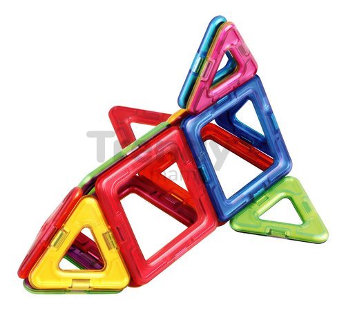 Stavebnica magnetická Základná Windows Plus 3D Magformers 20 dielov so 6 okienkami