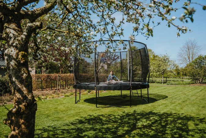 Trampolína s ochrannou sieťou Allure Classic Exit Toys priemer 427 cm čierna
