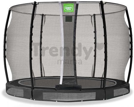 Trampolína s ochrannou sieťou Allure Classic ground Exit Toys prízemná priemer 305 cm čierna