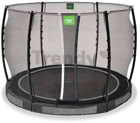 Trampolína s ochrannou sieťou Allure Classic ground Exit Toys prízemná priemer 305 cm čierna