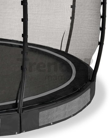 Trampolína s ochrannou sieťou Allure Classic ground Exit Toys prízemná priemer 305 cm čierna