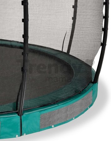 Trampolína s ochrannou sieťou Allure Classic ground Exit Toys prízemná priemer 305 cm zelená