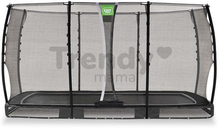 Trampolína s ochrannou sieťou Allure Classic ground Exit Toys prízemná 214*366 cm čierna