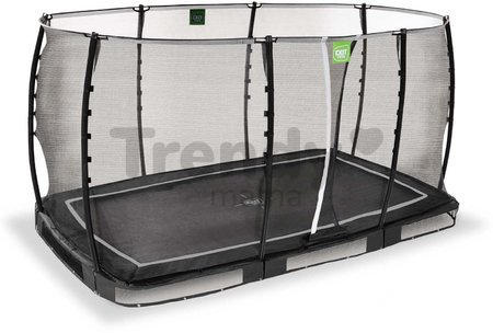 Trampolína s ochrannou sieťou Allure Classic ground Exit Toys prízemná 214*366 cm čierna