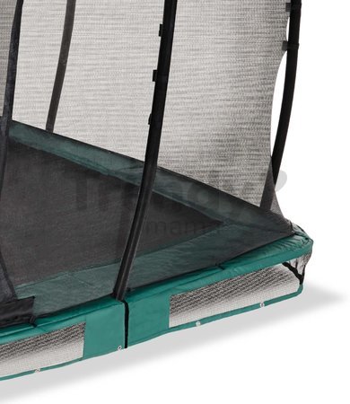 Trampolína s ochrannou sieťou Allure Classic ground Exit Toys prízemná 214*366 cm zelená