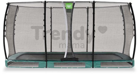 Trampolína s ochrannou sieťou Allure Classic ground Exit Toys prízemná 244*427 cm čierna