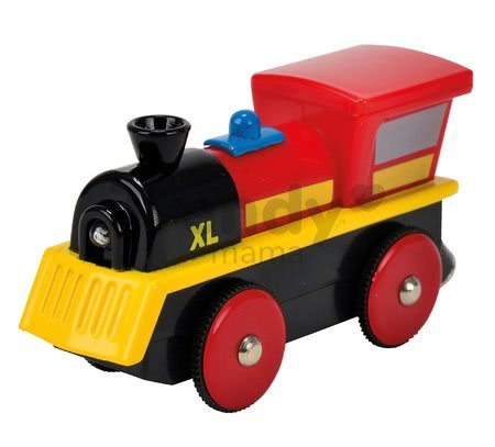 Náhradné diely k vláčkodráhe Train Battery-Operated Locomotive Eichhorn lokomotíva so 4 elektronickými funkciami 10,5 cm dĺžka