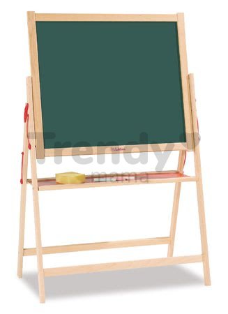 Drevená magnetická tabuľa Magnetic Board Eichhorn skladacia s 11 doplnkami