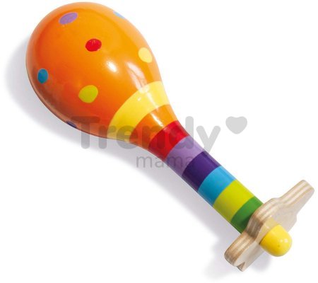 Drevené hudobné nástroje Music Set with Maracas Eichhorn kastanet hrkálka maracas od 12 mes