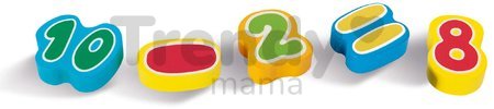 Drevené čísla a znaky Numbers Eichhorn 23 dielov od 12 mes