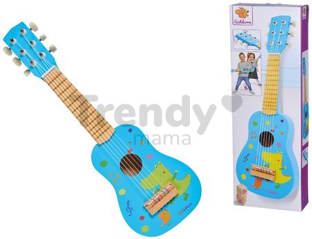 Drevená gitara Music Woodenguitar Eichhorn so 6 nalaďovacími strunami
