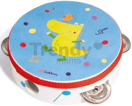 Drevená tamburína Music Tambourine Eichhorn od 12 mes