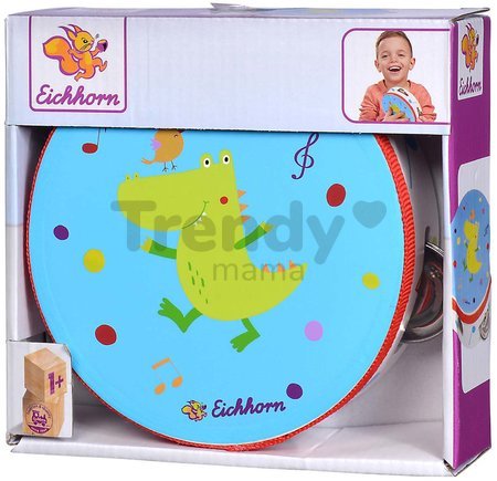 Drevená tamburína Music Tambourine Eichhorn od 12 mes