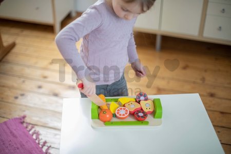 Drevený podnos s ovocím Chopping Board Fruits Eichhorn 12 dielov od 24 mes