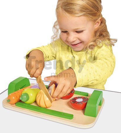 Drevený podnos so zeleninou Chopping Board Vegetables Eichhorn 12 dielov od 24 mes