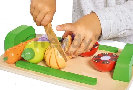 Drevený podnos so zeleninou Chopping Board Vegetables Eichhorn 12 dielov od 24 mes