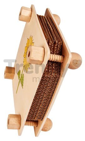 Drevený lis na kvety Herbal Outdoor Leaf Press Eichhorn stavaaj a vyfarbovuj spolu s farebnými ceruzkami od 6 rokov