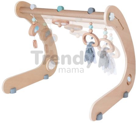 Drevená hrazda dizajnová Baby Pure Gym Eichhorn výškovo nastaviteľná s rôznymi doplnkami od 3 mes