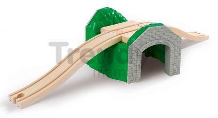 Náhradné diely k vláčikodráhe Train Tunnel Eichhorn tunel s nadjazdom 3 diely 53 cm dĺžka