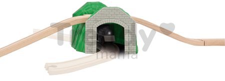 Náhradné diely k vláčikodráhe Train Tunnel Eichhorn tunel s nadjazdom 3 diely 53 cm dĺžka