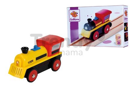 Náhradné diely k vláčikodráhe Train Battery Operated Locomotive Eichhorn lokomotíva so 4 elektronickými funkciami 10,5 cm dĺžka