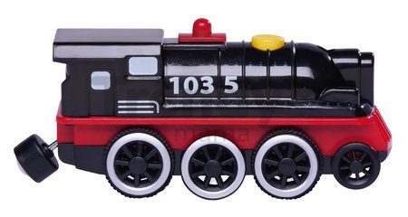 Náhradné diely k vláčkodráhe Train E-Loc Eichhorn elektronická lokomotíva so 4 funkciami 11 cm dĺžka