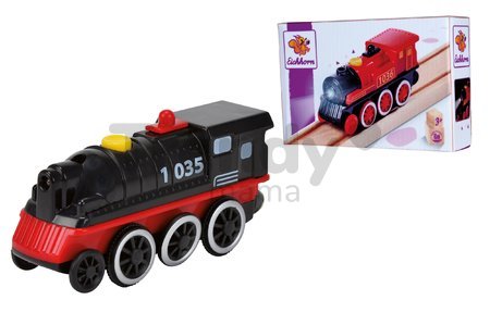 Náhradné diely k vláčkodráhe Train E-Loc Eichhorn elektronická lokomotíva so 4 funkciami 11 cm dĺžka
