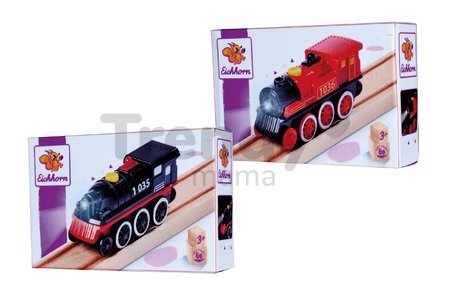 Náhradné diely k vláčkodráhe Train E-Loc Eichhorn elektronická lokomotíva so 4 funkciami 11 cm dĺžka