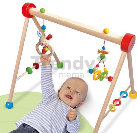 Drevená hrazda Baby Gym Eichhorn pre najmenších od 3 mes