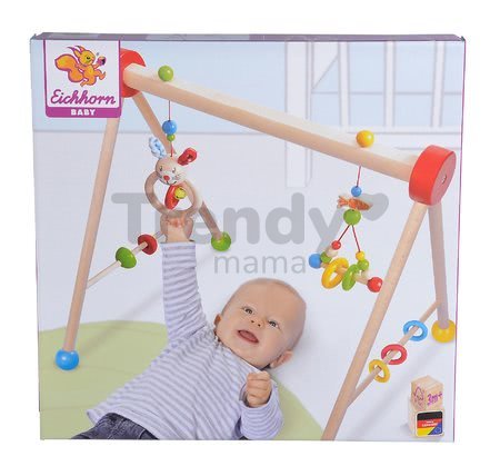 Drevená hrazda Baby Gym Eichhorn pre najmenších od 3 mes