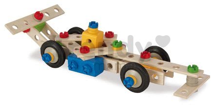 Drevená stavebnica veterný mlyn Constructor Windmill Eichhorn 8 modelov (mlyn, žeriav, lietadlo, stíhačka, katamaran, auto, most, žeriav na kontajnery