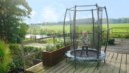 Trampolína s ochrannou sieťou Tiggy Junior trampoline Exit Toys priemer 140cm čierna