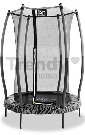Trampolína s ochrannou sieťou Tiggy Junior trampoline Exit Toys priemer 140cm čierna