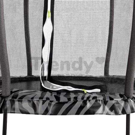 Trampolína s ochrannou sieťou Tiggy Junior trampoline Exit Toys priemer 140cm čierna