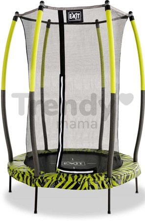 Trampolína s ochrannou sieťou Tiggy Junior trampoline Exit Toys priemer 140cm zelená