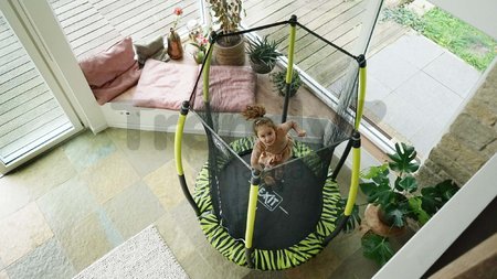 Trampolína s ochrannou sieťou Tiggy Junior trampoline Exit Toys priemer 140cm zelená