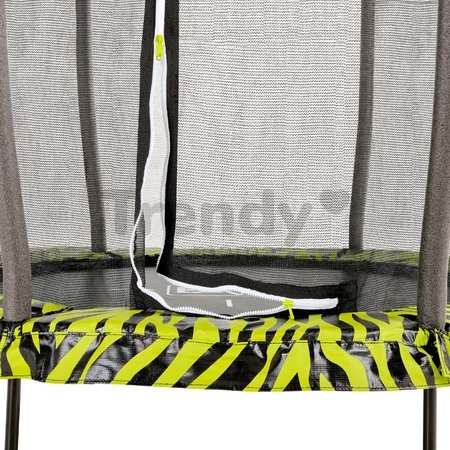 Trampolína s ochrannou sieťou Tiggy Junior trampoline Exit Toys priemer 140cm zelená