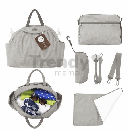 Prebaľovacia taška Chic 5v1 toTs-smarTrike s vnútornou taškou a termoobalom na fľašu béžová