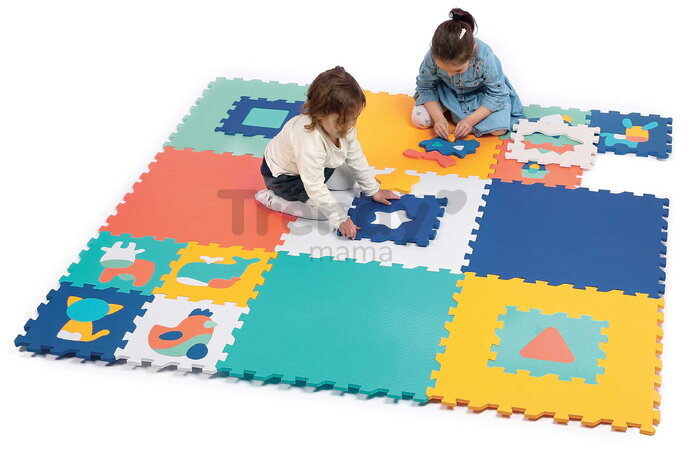 Penové puzzle Jumbo XXL Foam Mat Ludi 180x180cm od 10 mes LU10014
