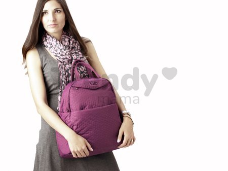 Prebaľovacia taška Infinity 5v1 toTs-smarTrike s vnútornou taškou a termoobalom na fľašu fialová