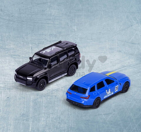 Mașinuțe Street Cars Majorette set de 12 tipuri, lungime 7,5 cm, 1:64
