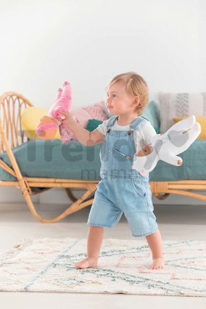 Bábika medvedík Sweet Heart White Bear Corolle s čiernymi očami a snímateľnou kapucňou s uškami 30 cm biela od 9 mes