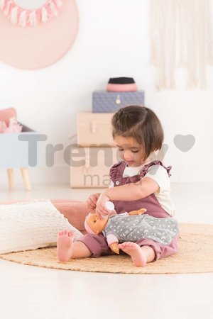Bábika Bébé Calin Good Night Set Corolle s modrými klipkajúcimi očami a spacím vakom s fľašou a cumlíkom 30 cm od 18 mes