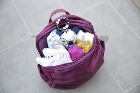 Prebaľovacia taška toTs-smarTrike Posh fialová 3v1 vodeodolná s termoobalom na fľašu a s doplnkami