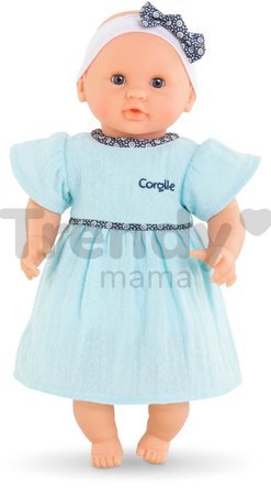 Bábika Bébé Calin Maud Corolle s modrými klipkajúcimi očami a fazuľkami 30 cm od 18 mes