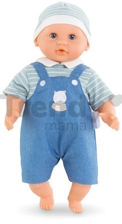 Bábika Bébé Calin Mael Corolle s modrými klipkajúcimi očami a fazuľkami 30 cm od 18 mes