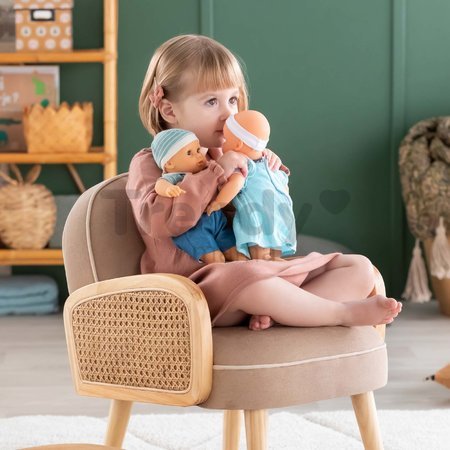 Bábika Bébé Calin Mael Corolle s modrými klipkajúcimi očami a fazuľkami 30 cm od 18 mes